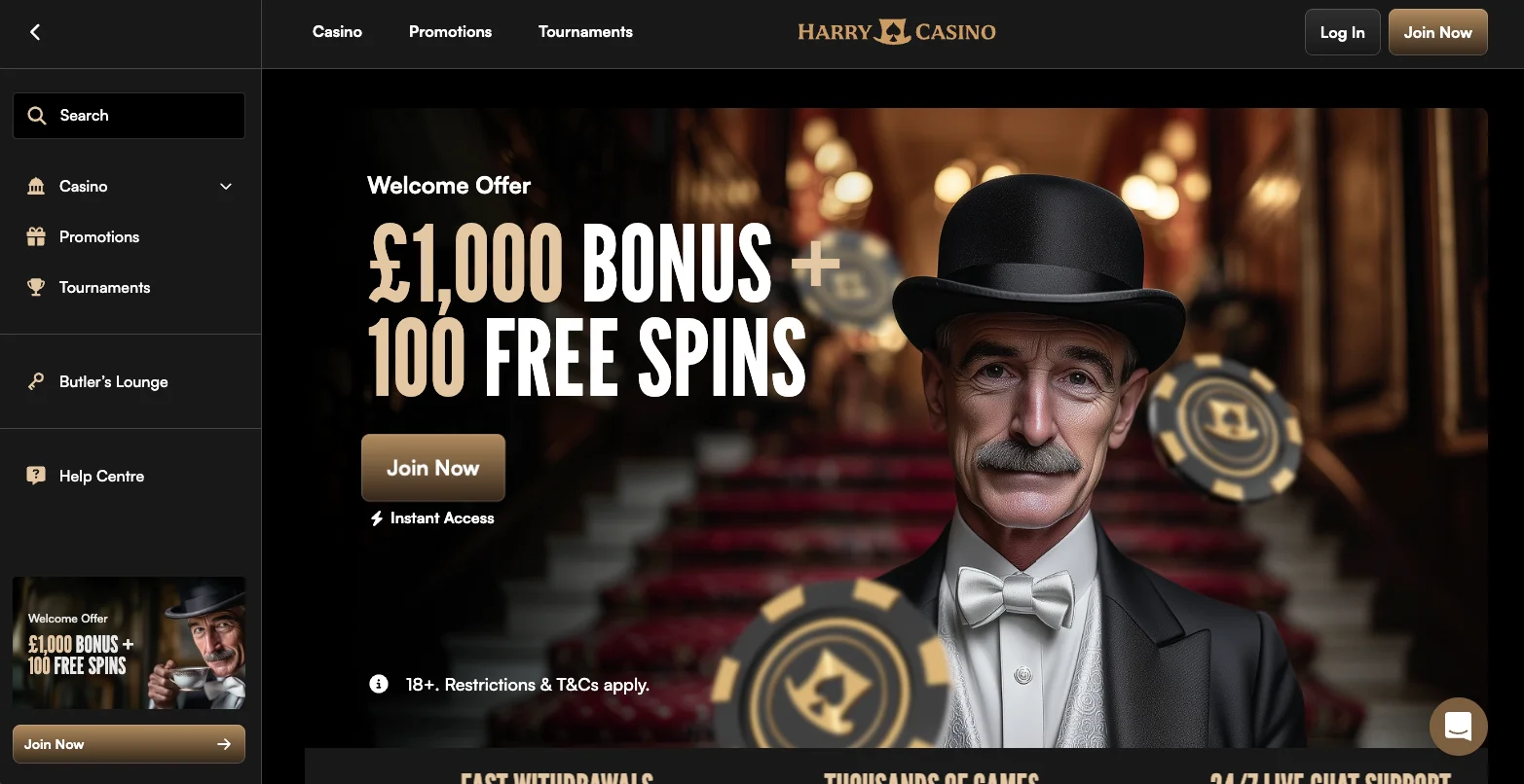 Harry Casino screenshot